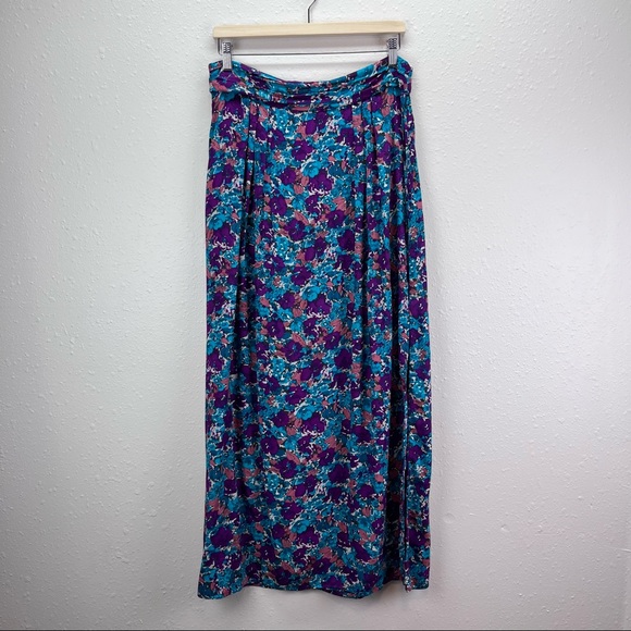 BCBGeneration floral wrap front maxi skirt - Picture 12 of 12